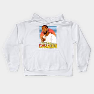 Retro Omarion // The Millennium style Flyer Vintage Kids Hoodie